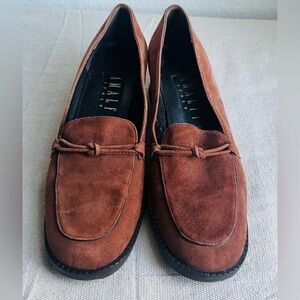 Amalfi Suede Heeled Loafers